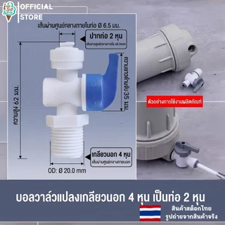 อะไหล่เครื่องกรองน้ำ ข้อต่อเครื่องกรองน้ำ พลาสติกสวมเร็ว ต่อกับสายเครื่องกรองน้ำ
