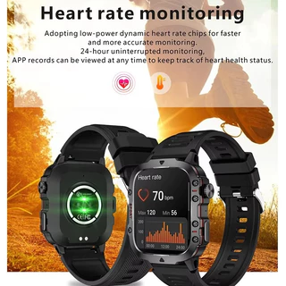 24H Ship 2026 Smart Watch Men Outdoor 2.01" Screen 3ATM Waterproof Watches Bluetooth Call Ai Voice Sport Smartwatch
