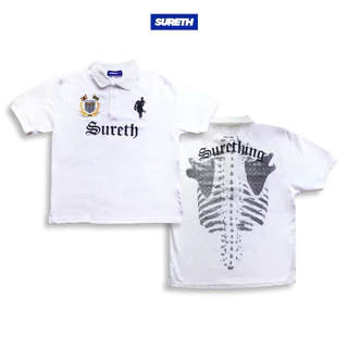 Surething - Wheelie polo shirt เสื้อโปโล มี 4สี คอปก ทรง boxy