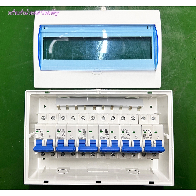 2PN Consumer Unit ตู้คอนซูมเมอร์ กันดูด RCBO 6ช่อง 8ช่อง 12ช่อง ควบคุมไฟ ตู้โหลดกันดูดOne Flush Type