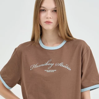 HOMEBOY เสื้อOVERSIZE HB.RINGER.TEE.LOGO คอตตอน100% ใส่ได้ทุกวัน