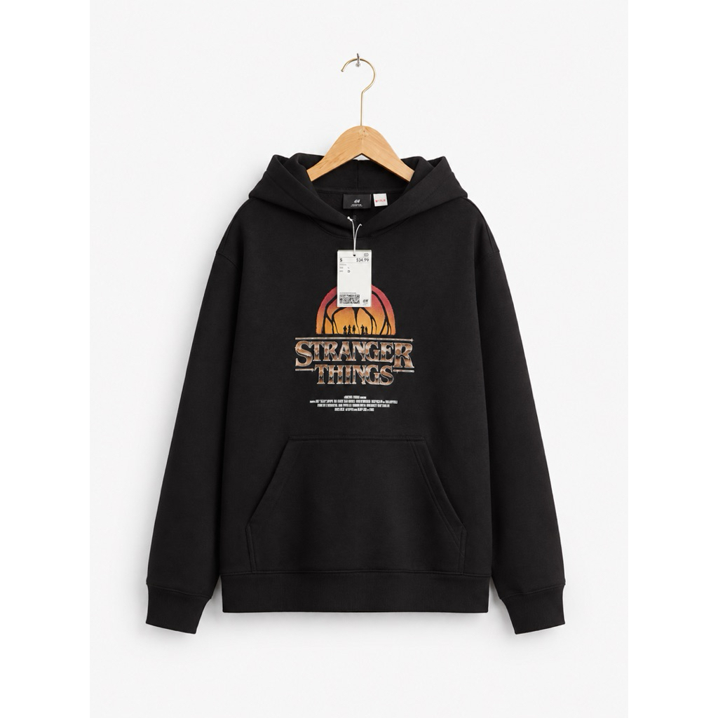 Hoodie HMM X Stranger Thing ของแท้ %