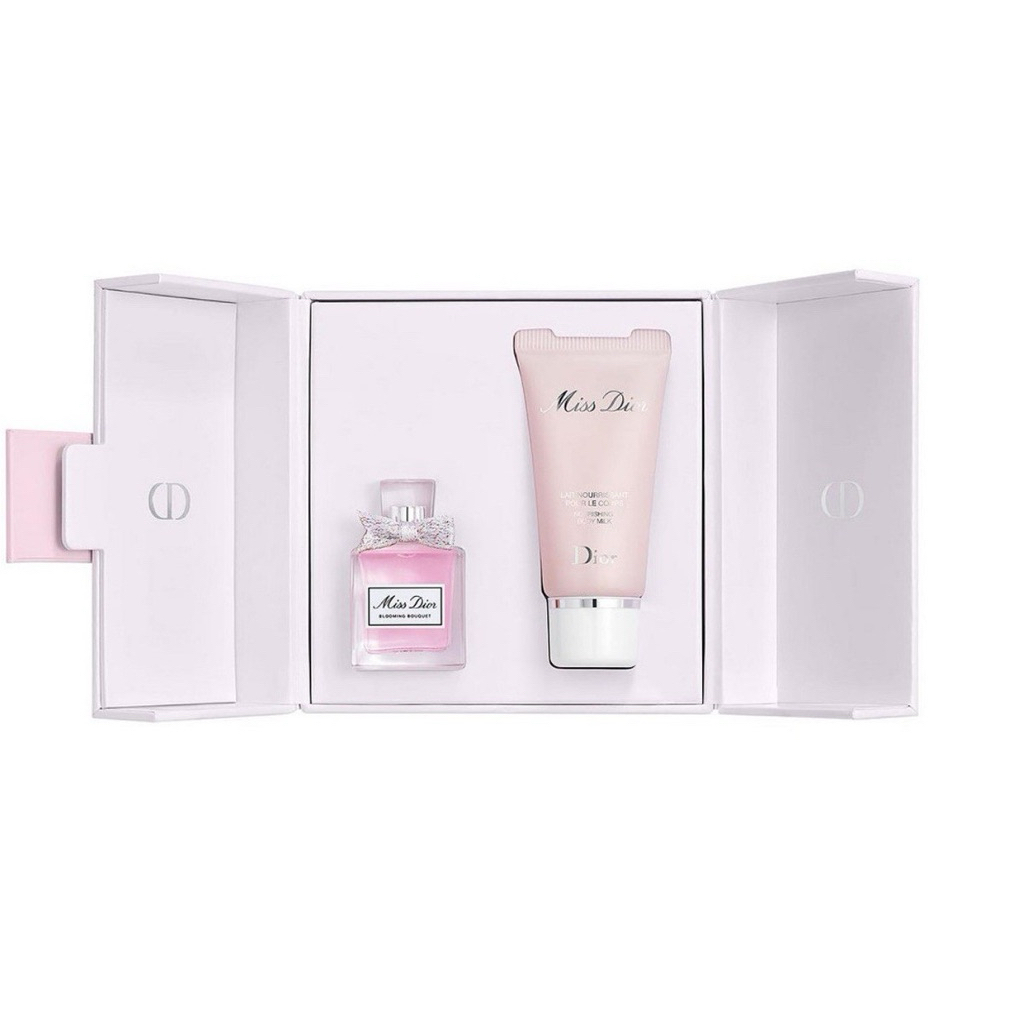 แท้💯เคาน์เตอร์ ดิออร์เซทน้ำหอม+โลชั่น Miss Dior Blooming Bouquet Gift Set🌟2 ชิ้น
