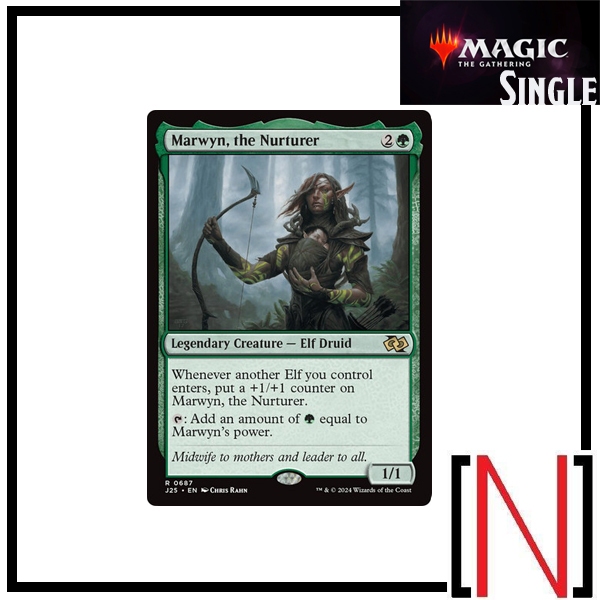 [MTG][Single][J25] Marwyn, the Nurturer ระดับ Rare [ภาษาอังกฤษ]