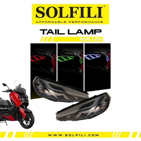 ไฟท้าย RGB X-MAX300 V2 SOLFILI RGB LED TAIL LAMP