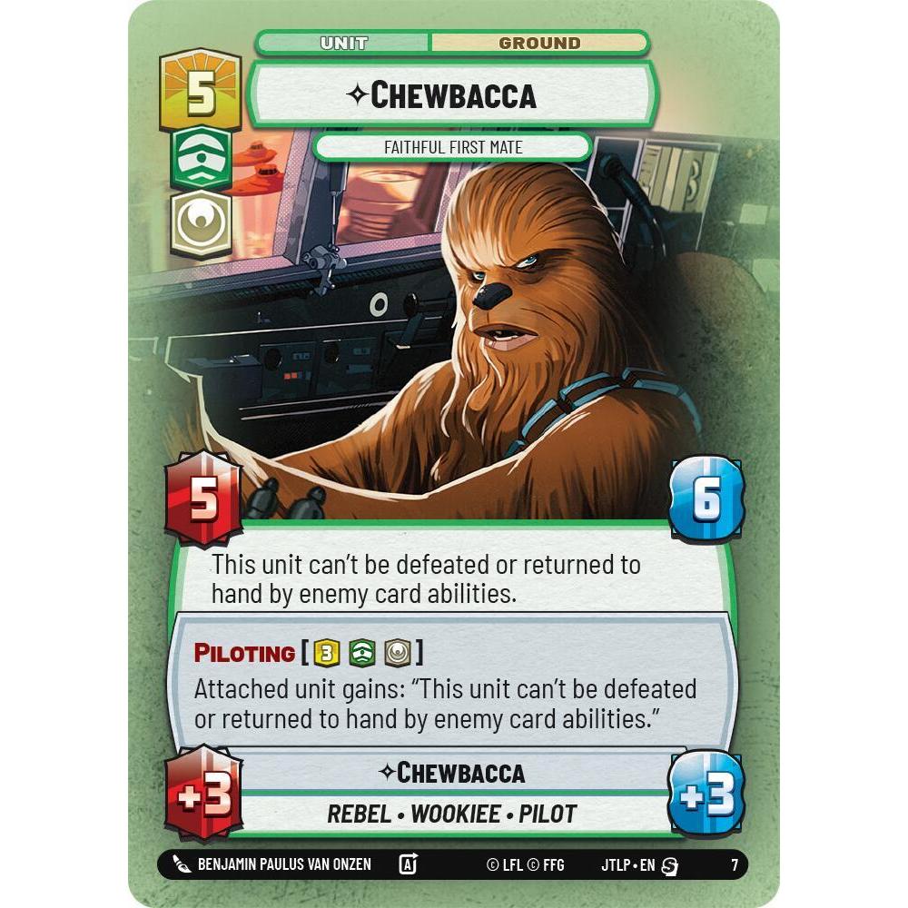 Chewbacca - Faithful First Mate - Jump to Lightspeed: Weekly Play Promos (JTL-WPP) Star Wars: Unlimited TCG