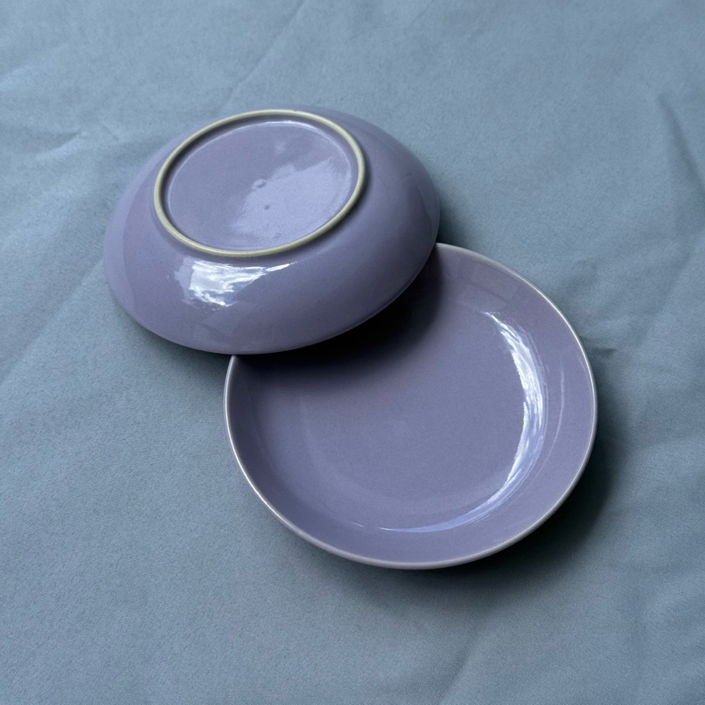 Purple Ceramic Plate Set