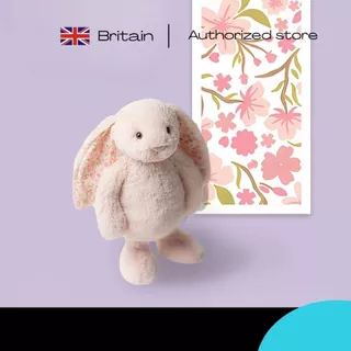 [ถุงผ้าแถมฟรี/ไม่มีบริการปรับแต่ง] ตุ๊กตา Jellycat ของแท้ 100% Jellycat Blossom Bunny ของเล่นของขวัญ ของขวัญวันเกิด