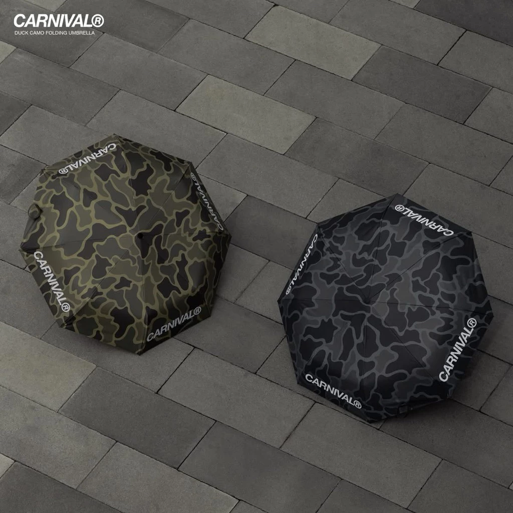 [แท้💯% ของใหม่ พร้อมส่ง] ร่มกันฝนและUV CARNIVAL® DUCK CAMO FOLDING UMBRELLA