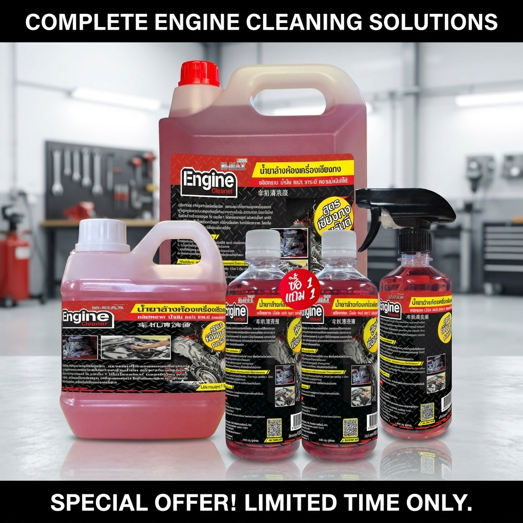 M-MAX ENGINE CLEANER น้ำยาล้างห้องเครื่องเซียงกง ราคาถูก Shopee Lazada