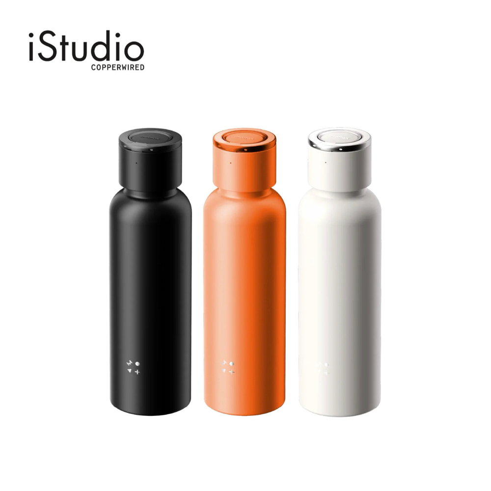 Momax ขวดน้ำพร้อมลำโพงไร้สาย 1-VIBE Bottle Magnetic Wireless Speaker Flask | iStudio by Copperwired