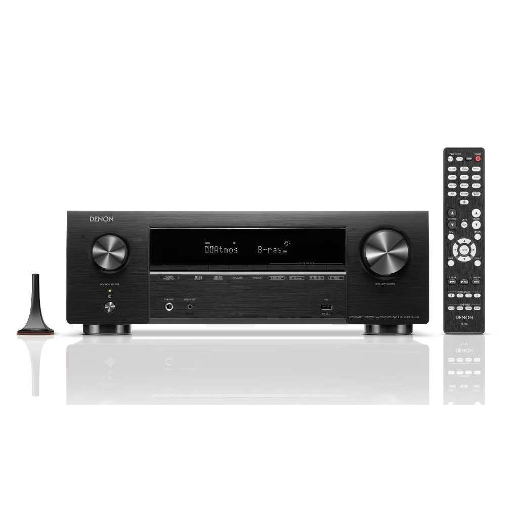 DENON AVR-X1800H 7.2 Channel 80W 8K AV Receiver