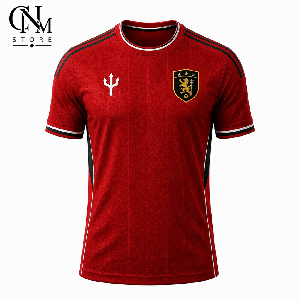 เสื้อฟุตบอลแขนสั้น แมนเชสเตอร์ ยูไนเต็ด สไตล์ทีมดัง ทรงสปอร์ต ผ้าไมโคร 200G ระบายอากาศดี ใส่สบาย ผู้ชายผู้หญิง