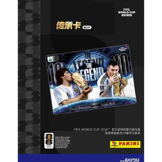 🔥พร้อมส่งจากไทย🔥กล่องแดง Official Panini FIFA World Cup 2026 Football Star TradingCards Genuine Kayou Soccer Memorabilia