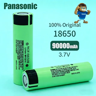 ของแท้ 100% ถ่านชาร์จ 18650 Li-ion 3.7V 90000mAh หัวแบน แบตเตอรี่อเนกประสงค์ NCR18650 3.7V-4.2V
