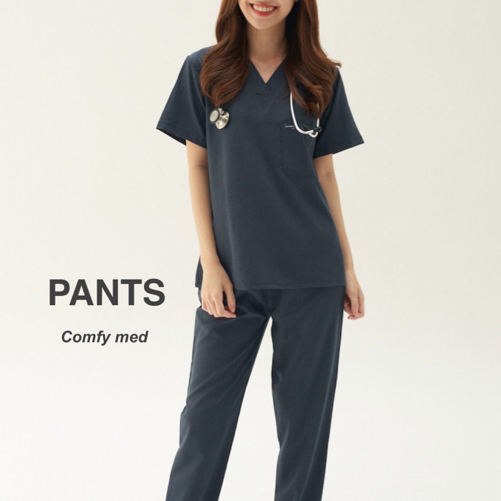 Ultimed | กางเกงสครับ สี Dark navy รุ่น comfy med