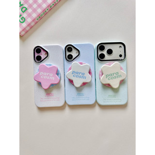 [i17] ส่งด่วน✨  PC-096 Para Cosm +ไอริงแม่เหล็กเคสไอโฟน ชาร์จไร้สาย มินิมอล สำหรับ IPhone 13-17Promax