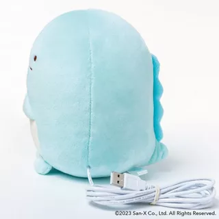 JP455 ตุ๊กตากระเป๋าน้ำร้อนไฟฟ้า Sumikko Gurashi ลาย Tokage ตุ๊กตาทำความร้อน USB ของแท้ญี่ปุ่น