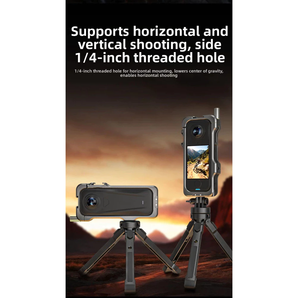 Insta360 X4 Air ฝาครอบป้องกันอลูมิเนียม | โครงสร้างป้องกันการกระแทก เสริมความแข็งแรง thumbnail 8