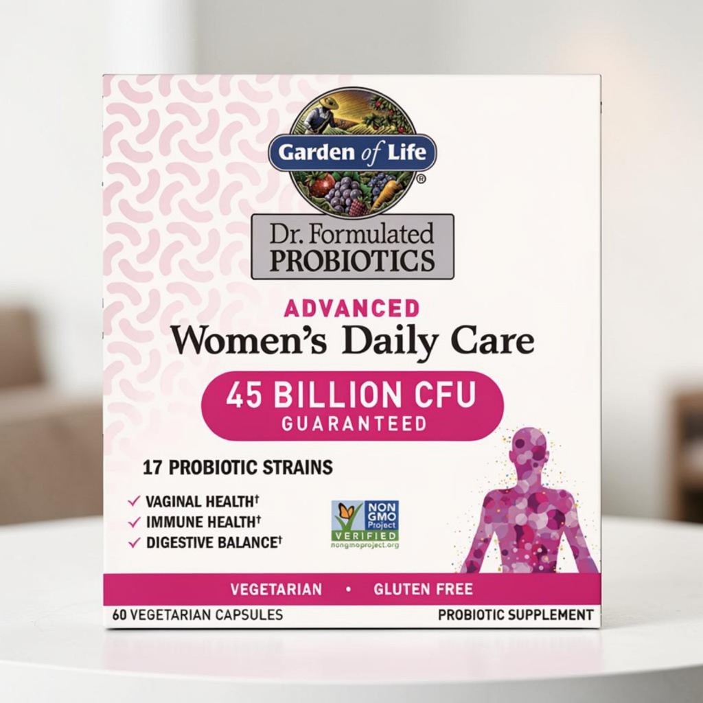 Garden of Life Advanced Women's Daily Care Probiotic,45 Billon CFU ขนาด60 Capsules