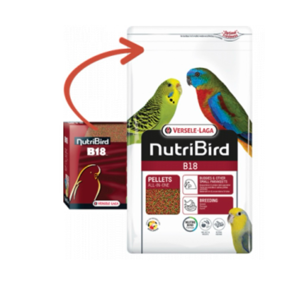 อาหารนก NutriBird B18สำหรับนกเล็ก