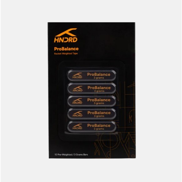 HUNDRED เหล็กถ่วงน้ำหนักสำหรับไม้พิคเคิลบอล PICKLEBALL รุ่น (HPAX-5M308-1) PRO BALANCE PADDLE WEIGHTED TAPE
