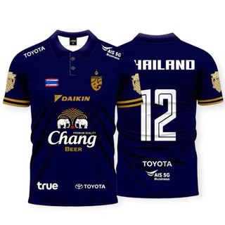 เสื้อกีฬาคอปก เสื้อกีฬาพิมพ์ลายคอปกใส่ได้ทั้งชายหญิง