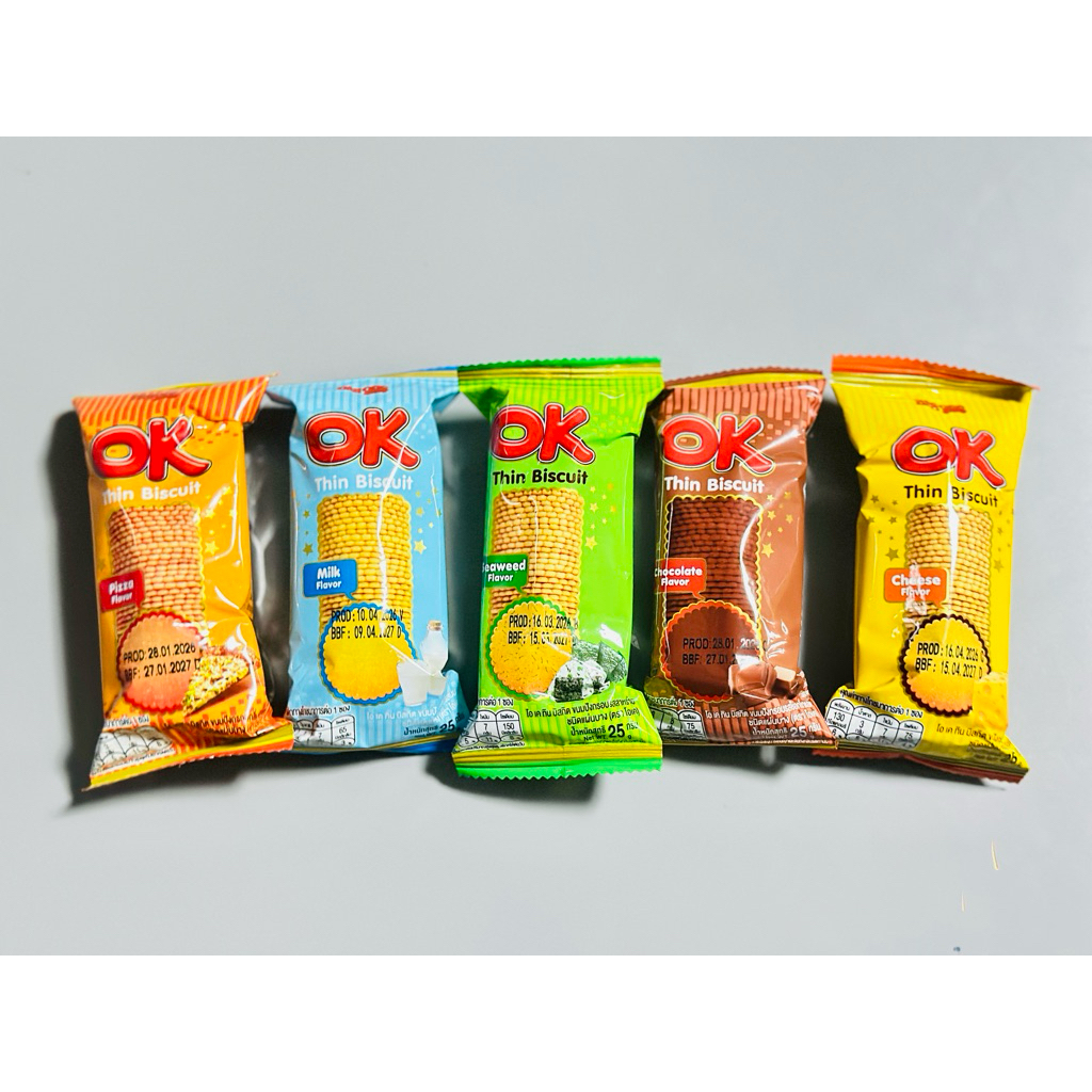 ขนมok คละรส เริ่ม 7 หยิบ กรต. 20+