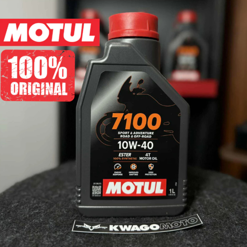 โมตุล MOTUL 7100 10W40 10W50 4T Synthetic 100% น้ำมันเครื่องสังเคราะห์แท้ ใช้ได้กับ FORZA WIX WL7200 WAVE SUZUKI