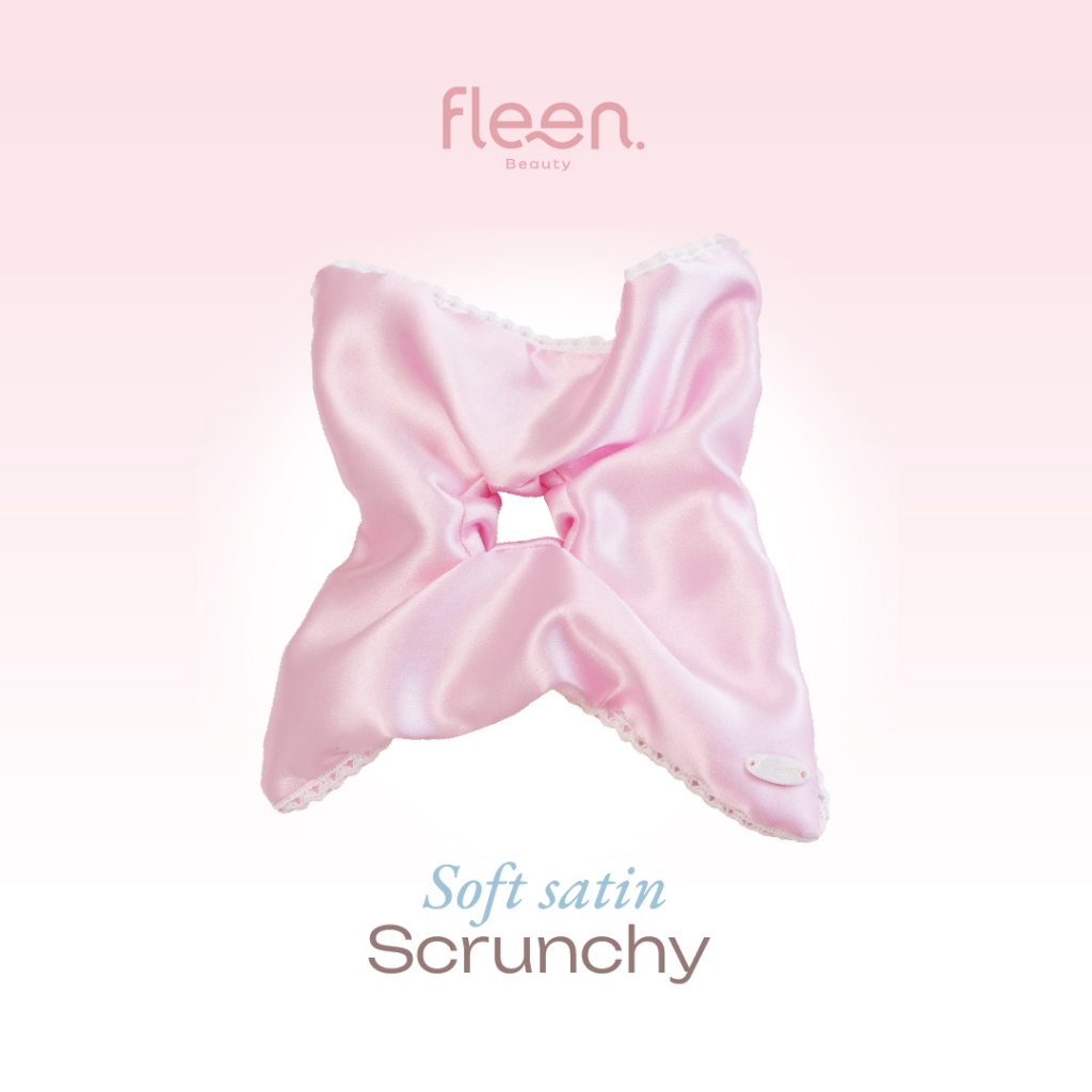 Fleen Beauty Soft satin Scrunchy | ฟลีน บิวตี้ ยางมัดผม