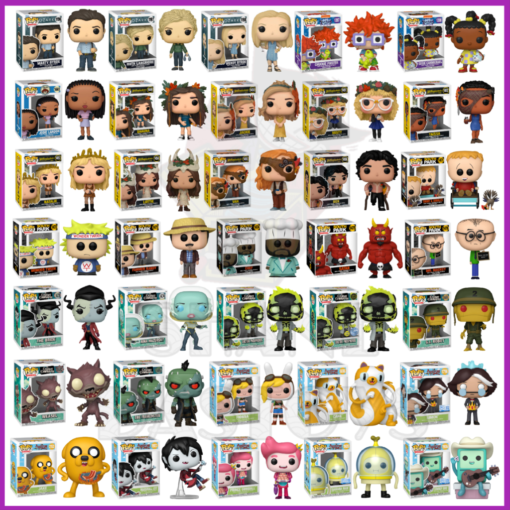 {PRE-ORDER} Funko Pop! TV TELEVISION : Ozark, Rugrats,  South Park, Creature Commandos, Adventure Ti