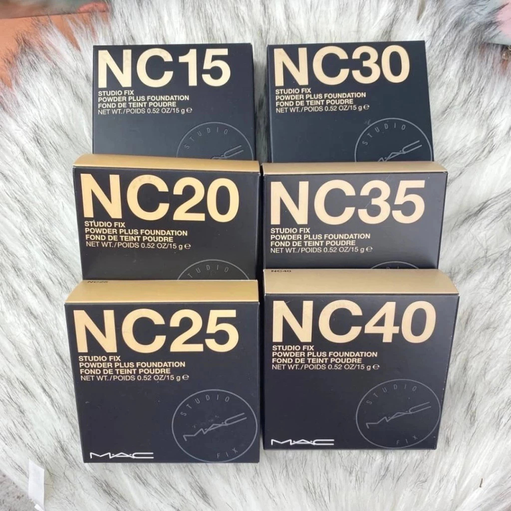 MAC Studio Fix Powder Plus Foundation SPF15 แป้งผสมรองพื้น คุมมัน ปกปิดสูง ผิวเนียน เลือกเบอร์ NC ได้ ของแท้
