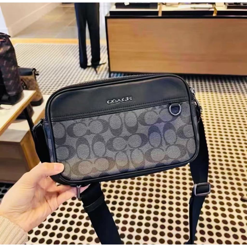 ✈️ ของแท้ 100% ✅CCOACH Graham กระเป๋ากล้อง/กระเป๋าสี่เหลี่ยม สะพายบ่าและสะพายเฉียง