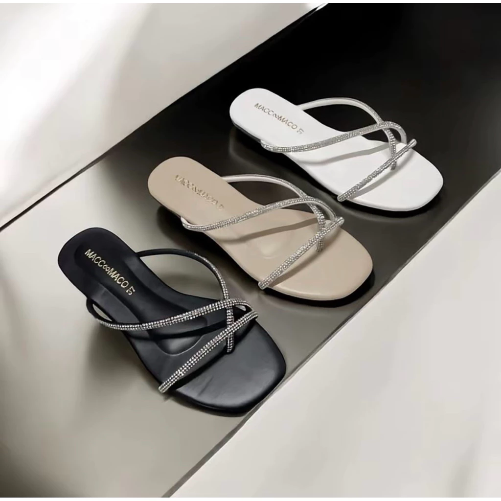 รองเท้าเส้นเพชร NB-345เสริมส้น1ซม
