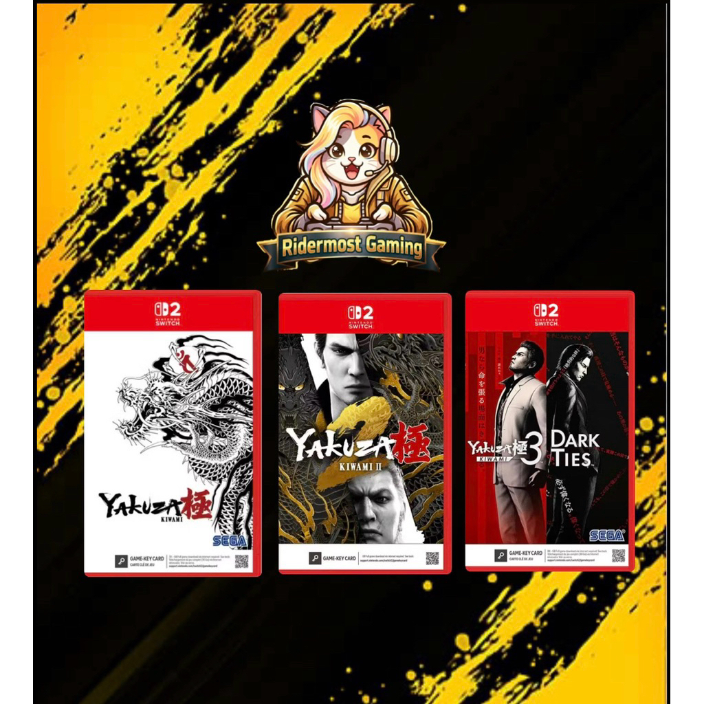 [Nintendo Switch 2]yakuza kiwami 1 / yakuza kiwami 2 /yakuza kiwami 3[EN]มือ 2 พร้อมส่ง!!!