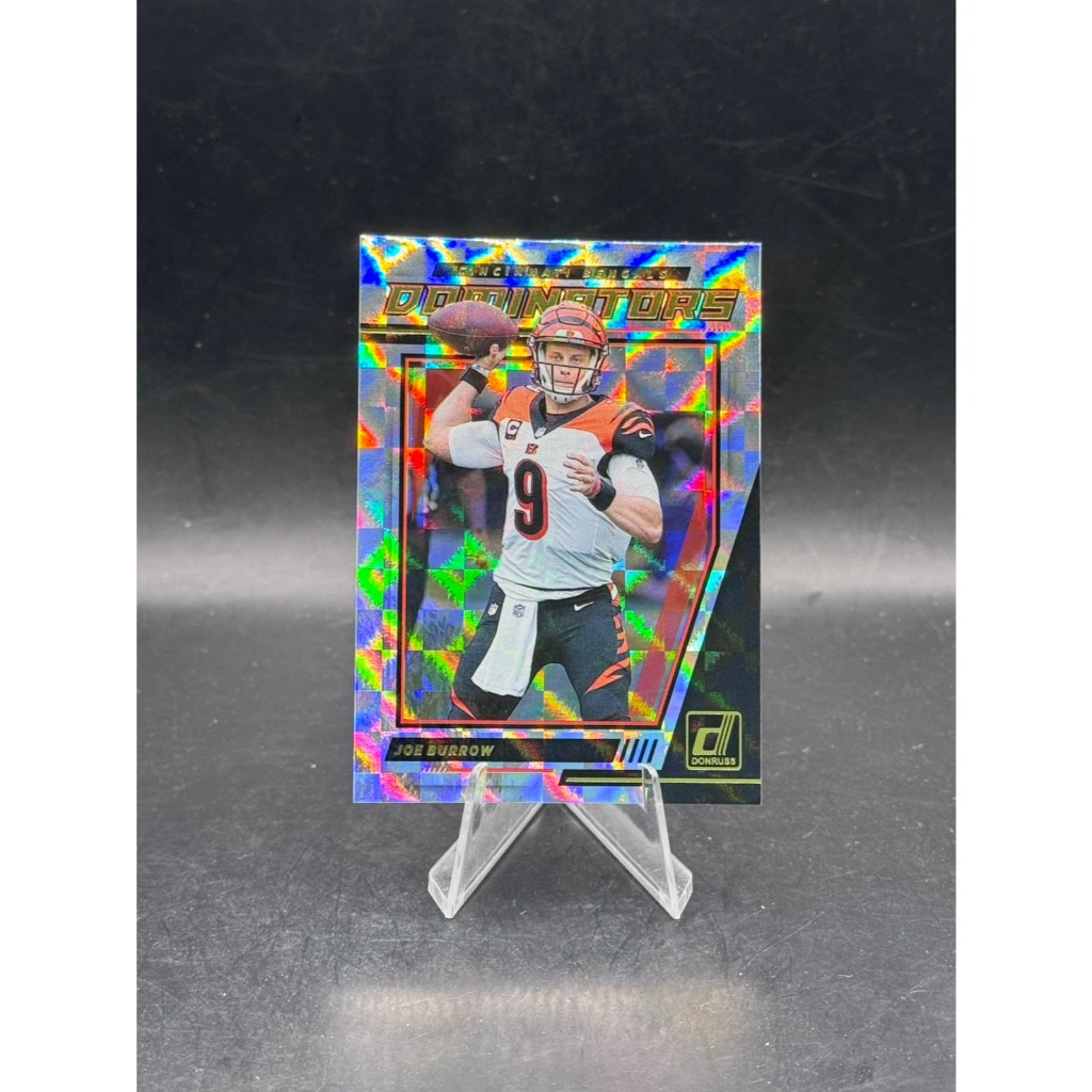 **Joe Burrow - 2021 Panini Donruss - #D6 "Dominators" (Prizm/Refractor Style)**