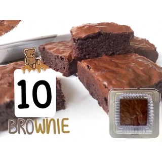 บราวนี่ หน้าฟิล์ม 9 บาท ดาร์กช็อคโกแลต เนยสด (มีขายส่งขั้นต่ำ 10 ชิ้น) dark chocolate