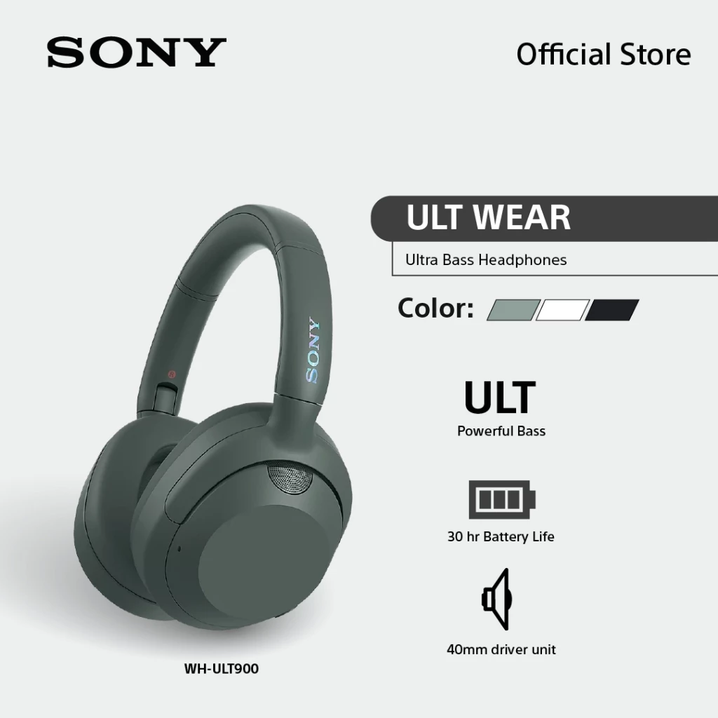 Sony หูฟัง Headphones รุ่น WH-ULT900N | Wireless Noise Canceling Headphones | Bluetooth® 5.2 thumbnail 6