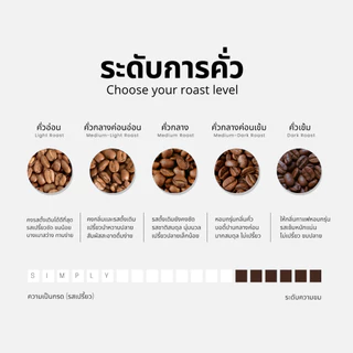 เมล็ดกาแฟลาวโบลาเวน ขนาด 500กรัม และ 1 กิโลกรัม พร้อมบริการบดฟรี | Simply Coffee Roasters