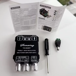 Sienwiny 502MT บอร์ดเครื่องขยายเสียงซับวูฟเฟอร์5.0บลูทูธ บอร์ดเครื่องขยายเสียงสเตอริโอ2.0ช่องกำลังเสียงสูงบอร์ดขยายเสียง