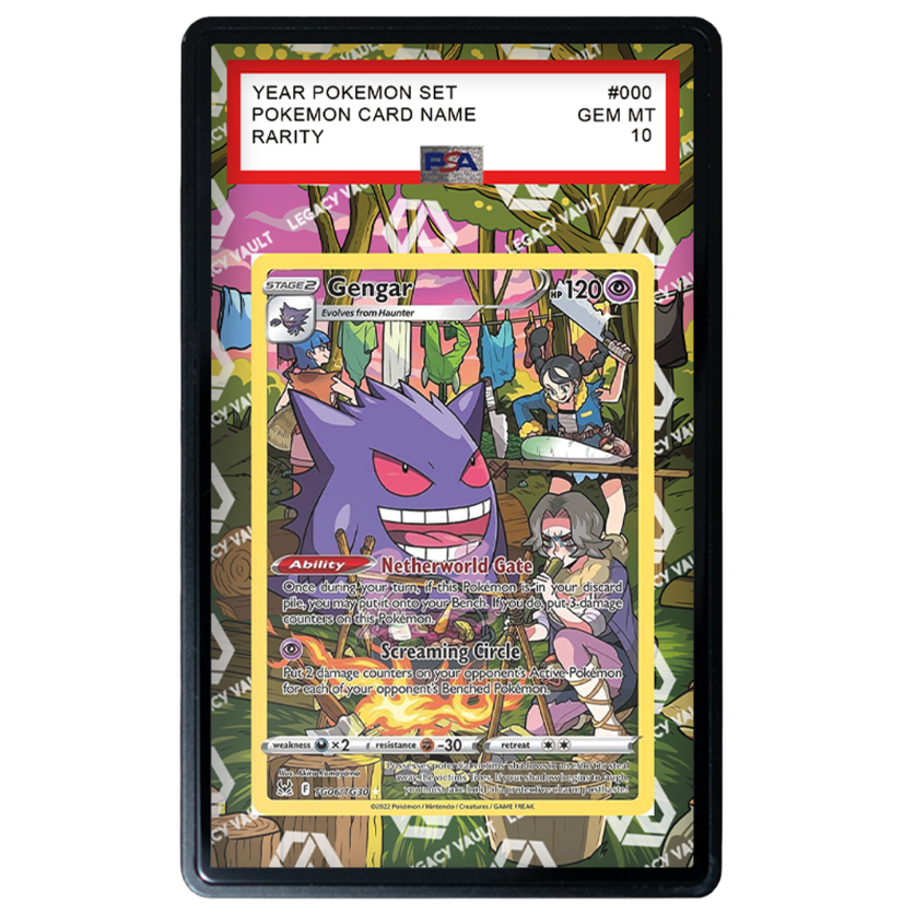 PSA Extended Art Gengar #TG06 Pokemon Lost Origin / #74 Pokemon Japanese Dark Phantasma
