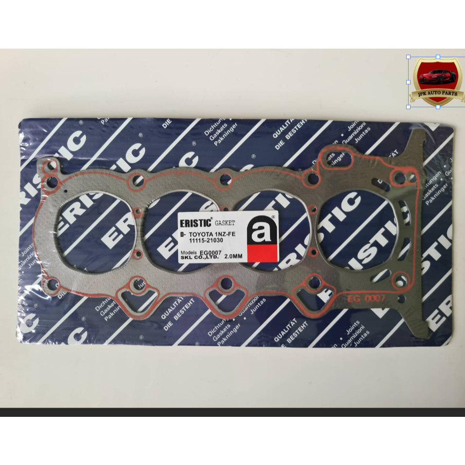 ประเก็นฝาสูบ(ประเก็นไฟ) TOYOTA VIOS,YARIS ปี2002-2012 1NZFE-2NZFE หนา2.0มิล  ไต้หวัน แผ่นละ350-
