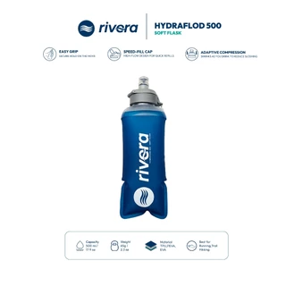 ใหม่ - RIVERA HYDRAFLOD 500 Soft Flask 500ml ขวดน้ำวิ่งเทรล ขวดน้ำนิ่ม สำหรับ Running Trail Hiking
