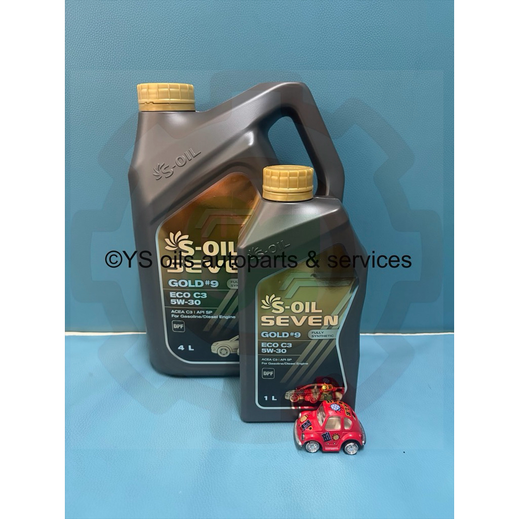 น้ำมันเครื่อง S-OIL 7 GOLD#9 C3 5W-30(Fully Synthetic 100%)🔥🔥🔥⚡️⚡️⚡️