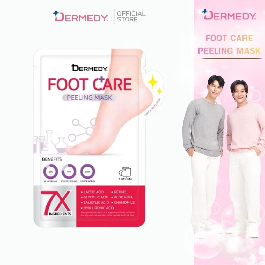 1แถม1 DERMEDY FOOT CARE PEELING MASK เดอร์มีดี ฟู้ท แคร์ พีลลิ่ง มาสก์