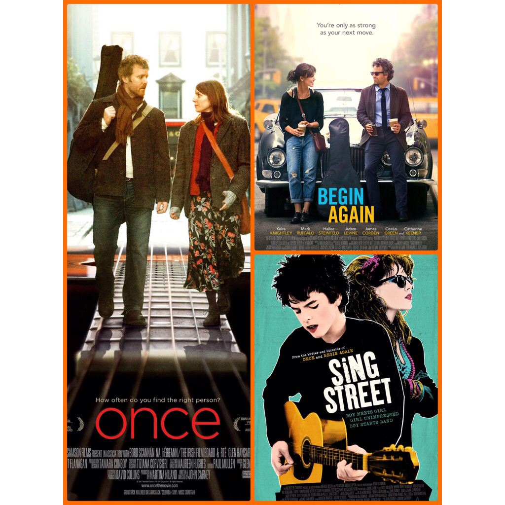 โปสเตอร์หนังฝรั่ง Begin Again , Once , Sing Street ขนาด 11.5 X 16.5 (A3)