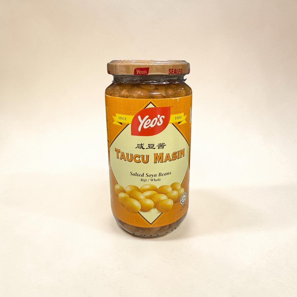 🚚🚚🚚พร้อมส่ง​ เต้าเจี้ยว​ มาเลย์​ ขนาด​ 450​กรัม​ ตรา​ Yeo's​ Salted​ soya Beans