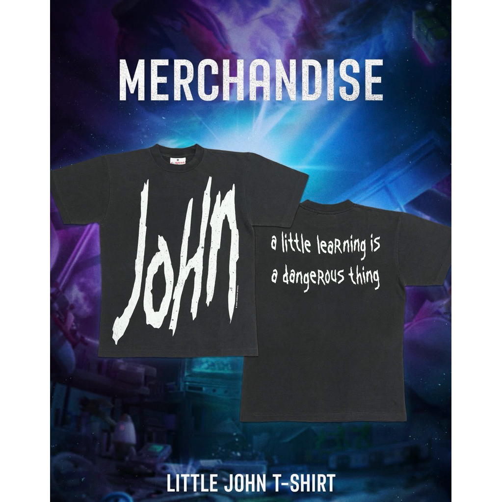 (ของแท้100%) เสื้อ Little John ไซส์L มีขายเฉพาะหน้างานคอนเสิร์ตคนเล็กทะยานฟ้า