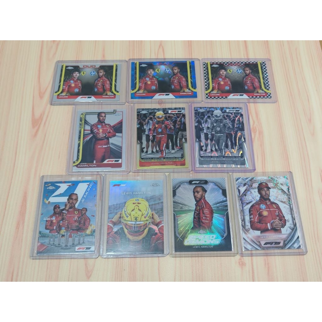 การ์ด f1 topps chrome 2025 lewis hamilton