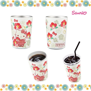 ส่งด่วน💚🇯🇵นำเข้าจากญี่ปุ่น แก้ว 2 ways Sanrio cup /แก้วม่อนชิ แก้วเก็บร้อนเย็น